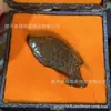 Piedra de Jade Natural Tallada al por Mayor Colgante Doble de Jade con Nudo Propicio, Colgante con Forma de Pez, Colgante de Jade Sapo Dorado para Hombres y Mujeres