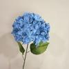 Simulación de una sola piruleta de hortensia estilo pastoral floral de hortensia para el hogar suave salón de bodas simulación de bola de flores redonda