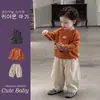 Chaleco de algodón a cuadros retro, de corte holgado, con cuello alto, acolchado para abrigar, una prenda exterior versátil de invierno para niños pequeños
