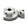 Acero 45 Módulo 0.6 Engranaje Cilíndrico de Dientes Rectos Evolvente con Cubo CNC Módulo Pequeño diy