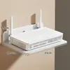 Soporte para monitor, Instalación sin taladro, Estante para router doméstico y decodificador, Soporte para cámara de pared para interiores y exteriores