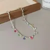 Collar Largo con Piedras Irregulares y Perlas para Mujer Estilo Étnico Bohemio Cadena para Clavícula de Lujo Ligero Exquisita de Moda