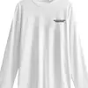 Camiseta Blanca de Manga Larga Estilo Japonés Holgado Chic para Mujer Nueva Colección Primavera y Otoño 2024 Camisa Básica Lisa de Color Sólido Moderna
