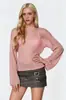 Cárdigan de punto calado transfronterizo 2026, Top elegante de manga larga transparente, Suéter holgado y casual para primavera y otoño, Venta al por mayor