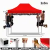 Toldo Protector Solar para Exteriores, Carpa Plegable, Sombrilla Grande de Cuatro Esquinas Engrosada y Reforzada, Carpa de Exposición para Montaje de Puesto, Impresión Personalizada con Publicidad