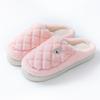 Pantuflas de Dibujos Animados con Forma de Piña con Sensación de Caminar sobre las Nubes para Mujer, Adecuadas para Uso Interior en Otoño e Invierno, Hogar, Hotel y Casa de Huéspedes, Pantuflas de Algodón para Pareja