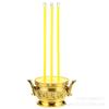 Fabricantes para suministro transfronterizo de candelabros para tumbas de Buda, lámpara de vela incensario electrónica LED amarilla luminosa sin humo de Tailandia