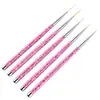 Set de plumas delineadoras para uñas, plumas de línea ultrafina para dibujar, colorear y delinear, set de herramientas de pinceles para arte de uñas