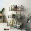 Estante de Exhibición para Puesto Almacenamiento de Joyería Artefacto Joyería Dormitorio Organización de Dormitorio Multicapa Escritorio Arte de Hierro Piso
