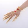 Novo estilo étnico pulseira dança do ventre xinjiang dança indiana traje pulseira acessórios mil mãos guanyin capa de unha