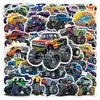 100 Pegatinas de Camiones Monstruo Serie de Coches de Moda Bigfoot Casco Impermeable DIY Equipaje Diario Pegatinas