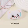 Pingente Broche de Pelúcia Ursinho Fofo Sem Fala, Acessório Versátil para Mochila e Roupas Femininas, Pingente de Chaveiro para Venda no Atacado