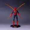 Figura de Iron Man Capitán América Spider-Man Thanos Hulk Venom Figura de Anime Adorno Juguete Venta al por Mayor