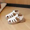 Zapatos de Niña Sandalias Tejidas de Princesa para Niños 2025 Verano Nuevo Estilo Niños Medianos y Grandes Bebé Niña Suela Blanda Zapatos de Playa