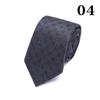 Corbata de negocios profesional para boda, padrino de boda, novio, corbata de moda para hombre, corbata de cuadros a rayas sin planchar.