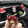 Creativo clip aromaterapia para salida de aire de coche árbol de Navidad transfronterizo decoración salida de aire coche clip para perfume eliminación de olores