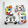 Juguete Squishy novedad con estampado completo de PU de rebote lento, controlador de juego de simulación, juguete de apretar antiestrés con doble vibración