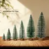 Mini Árvore de Natal Decoração de Mesa Decorações de Natal Árvore de Pinhas DIY Árvore de Natal Pequena para Mesa de Escritório em Casa