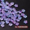 Estrella de cinco puntas de 8 mm agujero recto agujero vertical esmerilado estrella pequeña estrella de cinco puntas esmalte de color antiguo horquilla borla diy hecho a mano cuentas sueltas