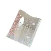 Fichário de argolas duplas A7 com design de estrela cortado a laser, capa macia transparente de PVC, clipe colorido, álbum de fotos de folhas soltas, ideal para guardar fotos de ídolos e colecionáveis