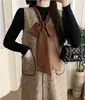 Vestido de Maternidade Engrossado 2024 Outono e Inverno Novo Estilo Francês Elegante Solto Emagrecedor Vestido Regata para Gravidez