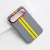 Adecuado para funda de teléfono Huawei Pura X View, funda protectora de cuero a rayas genial para puraxview con bordes micro-mate