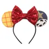 Nuevas Diademas para Adultos y Niños en Europa y América, Diademas de Cabeza de Mickey, Lazos, Decoraciones para Fiestas Festivas