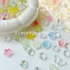 Gomitas de Jugo Color Mixto Accesorios de Cuentas de Vidrio Nacionales para Pulseras y Collares Accesorios para Enhebrar Hechos a Mano DIY