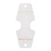 5.5*12.5cm Blanco Estampado en Caliente Impresión de Letras DIY Tarjeta de Joyería Cartón 400g Cartulina Blanca Tarjeta Plegable Estampada en Caliente