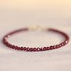 Granate natural diseño diy pulsera de moda para mujer pulsera hecha a mano joyería fábrica venta al por mayor gran cantidad Congyou