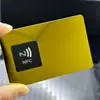 Tarjeta de Presentación de Metal de Alta Calidad Impermeable Tarjeta con Chip Inteligente Diseño Gratuito Membresía Centro Comercial Tarjeta VIP