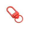 Llavero de pintura para perro color metal 3 hebillas de puerta pequeñas colgante llavero giratorio accesorios para llavero diy