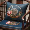 Nuevos cojines para sillas, cojines de asiento y cojines decorativos de secuoya estilo chino; cojines bordados para sillones y sillas de estilo oficial; Cojines de asiento de sofá de algodón y lino Dorothy