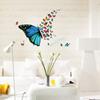 Nueva fábrica de pegatinas de pared al por mayor, pegatinas de pared de mariposa para dormitorio, sala de estar, extraíbles, decorativas, impermeables, de tres generaciones, SK36001
