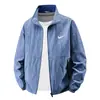 Ropa para Hombre 2025 Nueva Chaqueta Casual de Primavera y Otoño para Hombre Chaqueta Versátil con Cuello Alto para Jóvenes y Personas de Mediana Edad