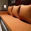 Nueva Funda de Cojín para Sofá de Palosanto Chino Muebles de Madera Maciza China Antideslizante Gama Alta Colchón Especial para Cama Luohan Cojín de Asiento