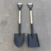 Pala Engrosada de Acero al Manganeso Pala Agrícola para Exteriores Cabeza Cuadrada Herramienta para Cavar Tierra para Plantar Flores Pala Cuadrada con Mango de Madera para el Hogar Pala de Acero