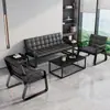 Sofá de escritório simples moderno recepção casa de aluguel combinação de sofá de escritório para três pessoas sofá simples individual durável