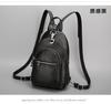 Bolsas Femininas 2025 Outono Novo Estilo Coreano Tendência Casual Couro Genuíno Mochila Feminina Multicamadas Antifurto Dropshipping