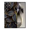 Funda para Teléfono Móvil Adecuada para Samsung S26Ultra Mate Suave S24Fe Hoja Dorada S23 Funda Protectora A16 Hoja A54