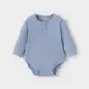 Macacões Personalizados para Bebê, Fábrica de Roupas Infantis no Atacado, Macacões de Manga Longa Macios de Modal para Bebê