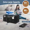 Bolsa gruesa para mudanza transfronteriza de 93L, bolsa de almacenamiento para ropa y edredones con cremallera, bolsa de almacenamiento portátil, bolsa de embalaje para viaje