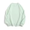 Suéter de algodón saludable de color sólido con cuello redondo y hombros descubiertos para hombre y mujer, oversize, con hombros caídos y corte holgado, jersey de punto para padres e hijos