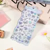Pegatinas Divertidas Huecas con Relieve de Dibujos Animados Estilo Japonés Diamante de Cristal Pegatinas Decorativas para Niños Pegatinas Tridimensionales Lindas para Niños 3D