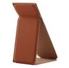 Soporte Pequeño Adhesivo Versátil Adecuado para Todos los Modelos de Teléfono, Soporte Plegable Magnético para Teléfono de Cuero PU con Sensación de Piel