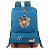 Mochila escolar de gran capacidad con estampado de Luffy de One Piece para estudiantes jóvenes, mochila de viaje para hombres y mujeres