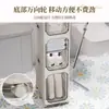 Armario de Almacenamiento para Espacios Pequeños Armario de Almacenamiento de Cocina 2 Carros Laterales Anchos Estante de Almacenamiento para Espacios Estrechos de Baño 1 cm Extremadamente Estrecho Refrigerador