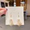 Brincos Exagerados de Liga Metálica Estilo Luxo Moderno para Mulheres, Brincos de Pérola de Alta Qualidade, Tarraxas, Pingentes de Orelha, Acessórios de Orelha, Atacado de Feira Noturna