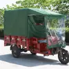 Toldo de Tela para Triciclo Eléctrico de Moto Antifrío Completamente Cerrado Cubierta de Lluvia Toldo de Lluvia Engrosado Parasol Parabrisas Tres Bases De Zhu