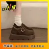 Sapatos Birkenstock Super Estilosos com Solado Grosso, Aumentadores de Altura, Cobertura Total para Mulheres, Novos Loafers Casuais Mais Vendidos do Início da Primavera de 2026, Sapatilhas Birkenstock